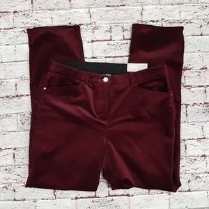 Chico's Women Corduroy Style Pants Size 12R/2R